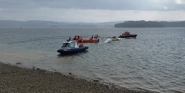 Akcja ratunkowa na Jeziorze Solińskim. Tonęła łódź (ZDJĘCIA)